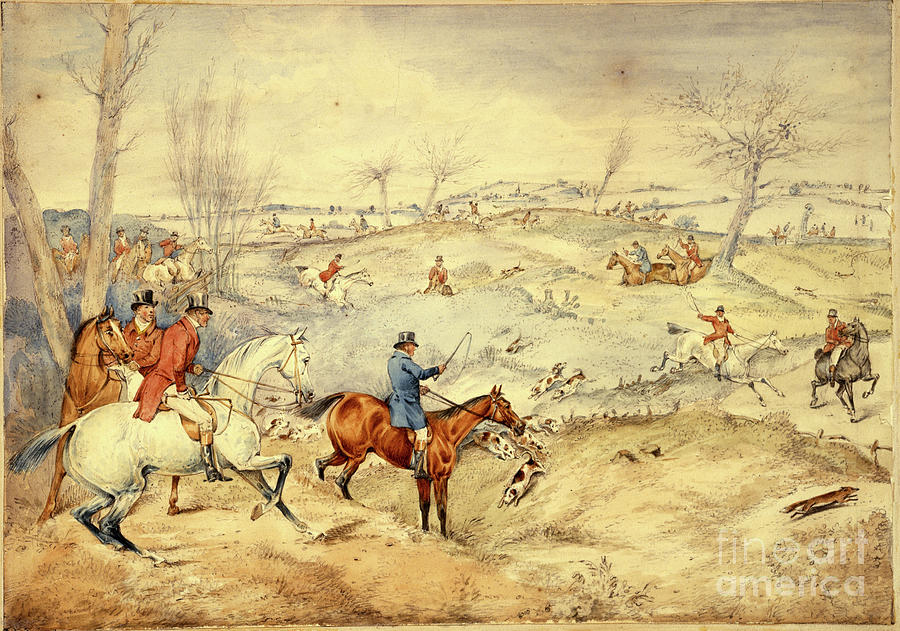 Hunting Scenes: Tally-ho Painting by Henry Thomas Alken