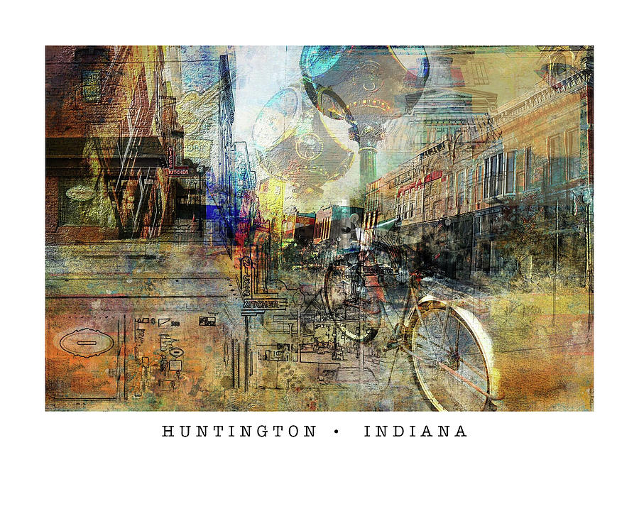 Huntington, Indiana Digital Art by Looking Glass Images