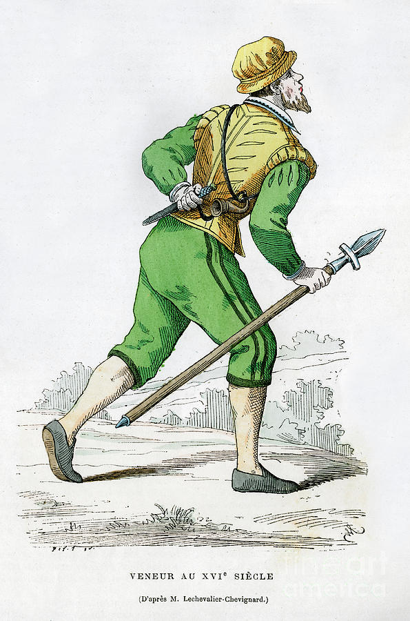 Huntsman, 16th Century 1882-1884 Drawing by Print Collector