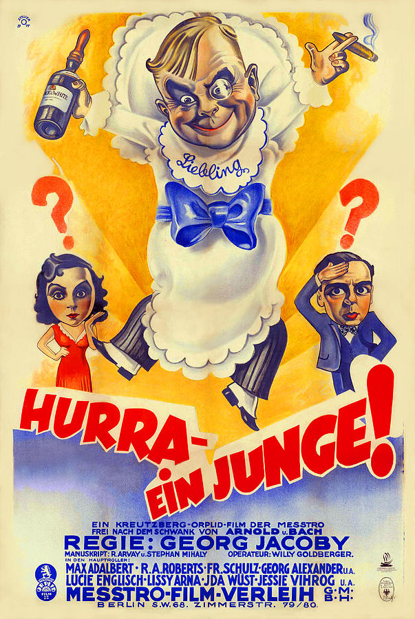 Hurra ein Junge - Liebling Painting by Unknown