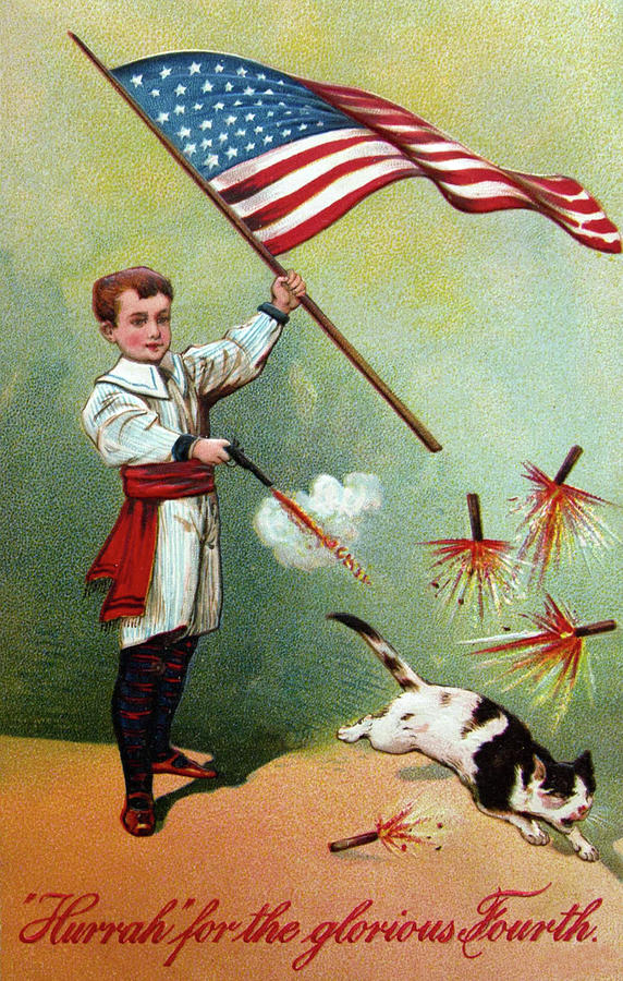 Hurrah for the Glorious Fourth Painting by Unknown