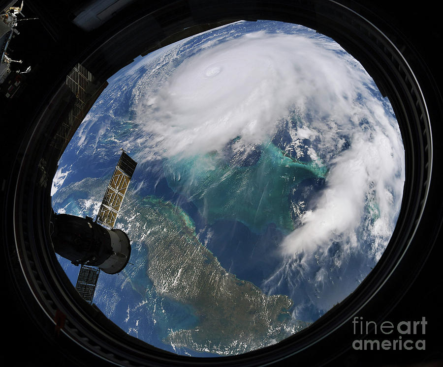 Hurricane Photograph - Hurricane Dorian From The International Space Station by Nasa/science Photo Library