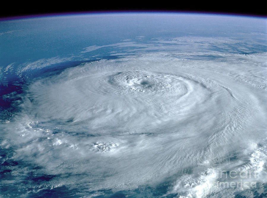 Hurricane Elena Photograph by NASA Johnson Space Center