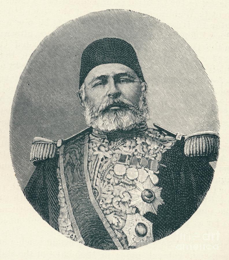 Hussein Abni Pasha, C1906, 1907 Drawing by Print Collector