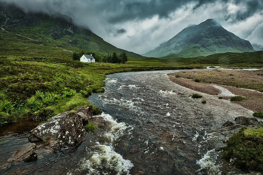 Hut By the River - Scotland Photograph by Stuart Litoff