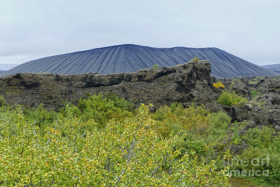 Hverfjall Volcano Cone, Iceland Photograph