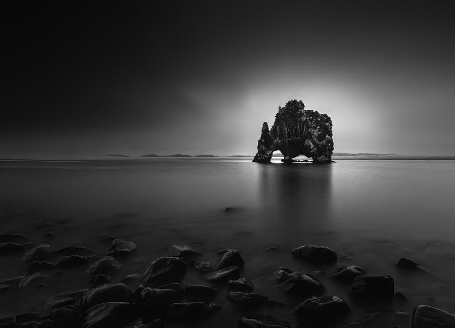 Hvítserkur The Rhino Rock Photograph By Yimei Sun Fine Art America