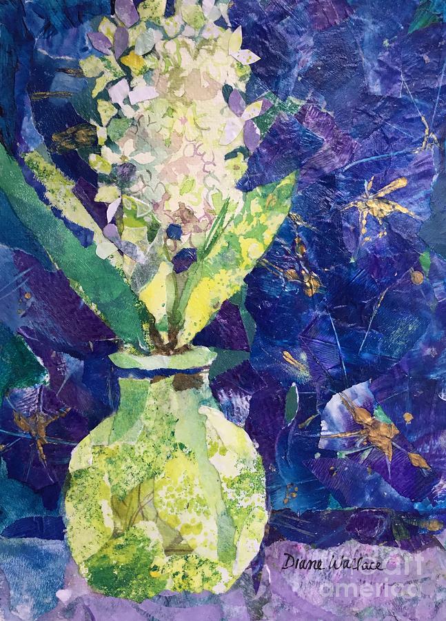 Hyacinth Painting by Diane Wallace