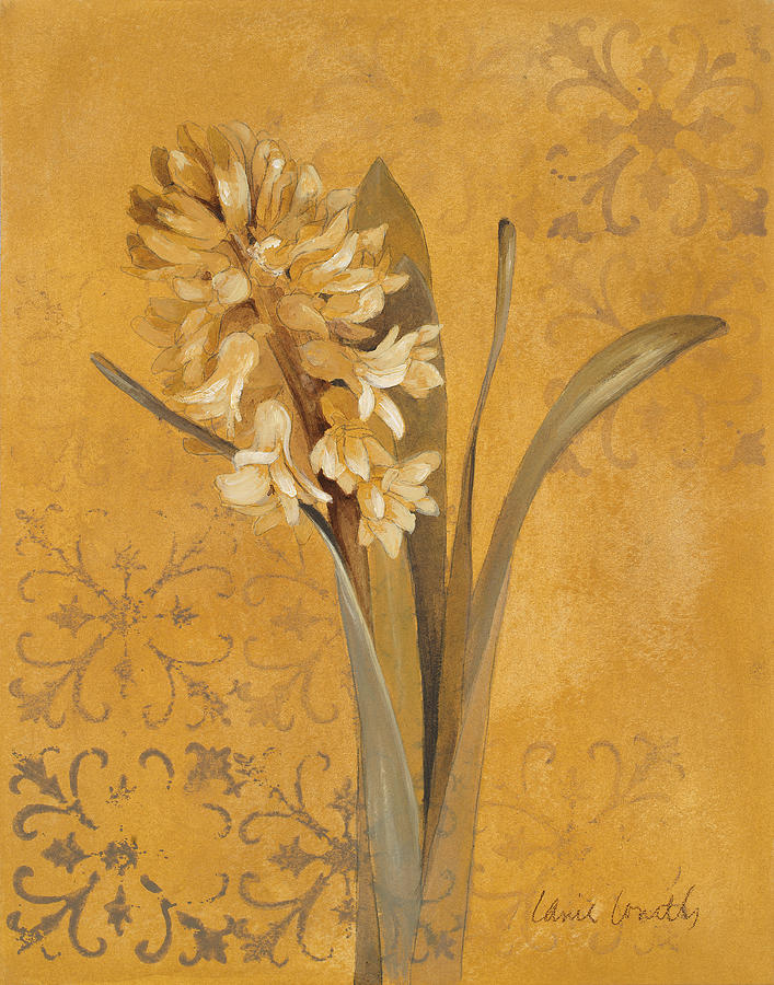 Flowers Still Life Painting - Hyacinth I by Lanie Loreth