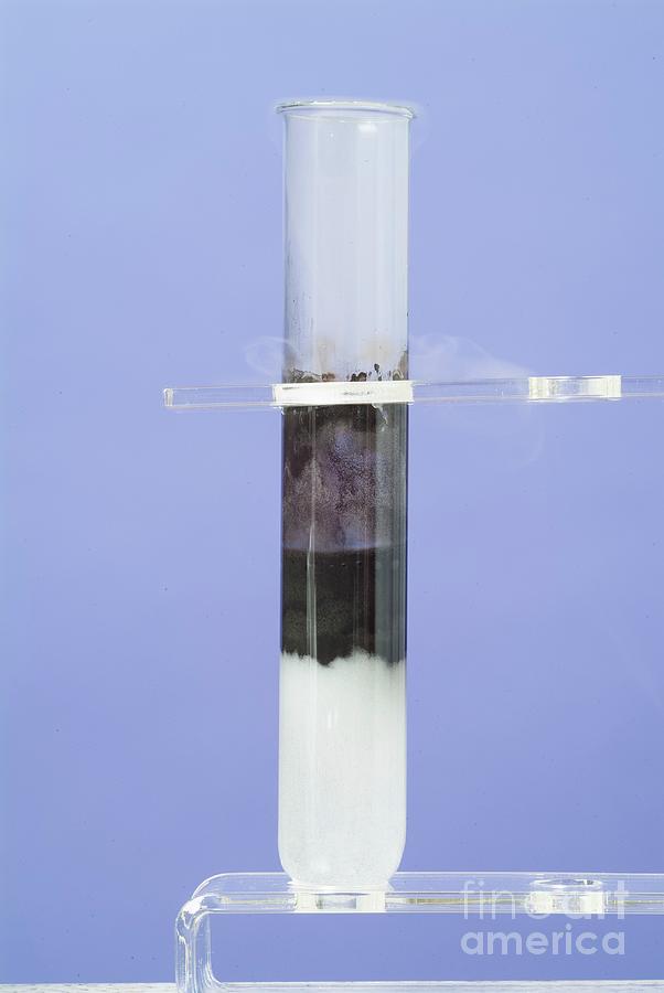 Hydrogen Peroxide Decomposition Catalysis Photograph by Martyn F. Chillmaid/science Photo Library