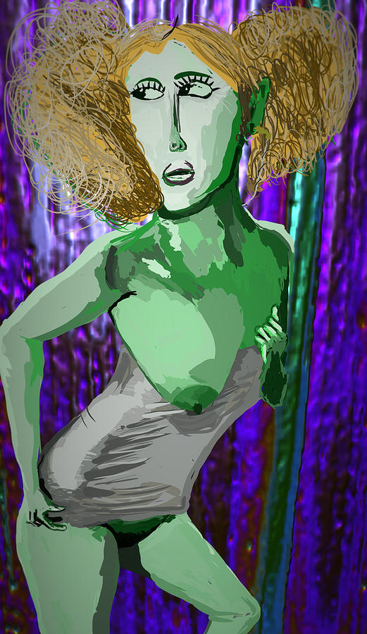 Nude Digital Art - Hyper Secret by Kevin Branham Nude Digital Art - Hyper Secret by Kevin Branham