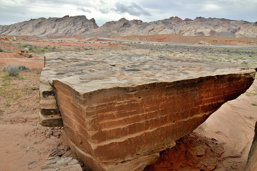 I-70 View of San Rafael Swell in Utah Photograph by Ray Mathis