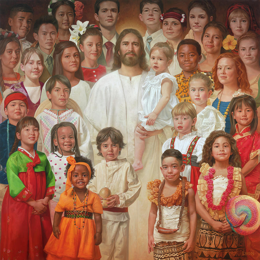 Jesus Painting - I Am A Child Of God by Howard Lyon