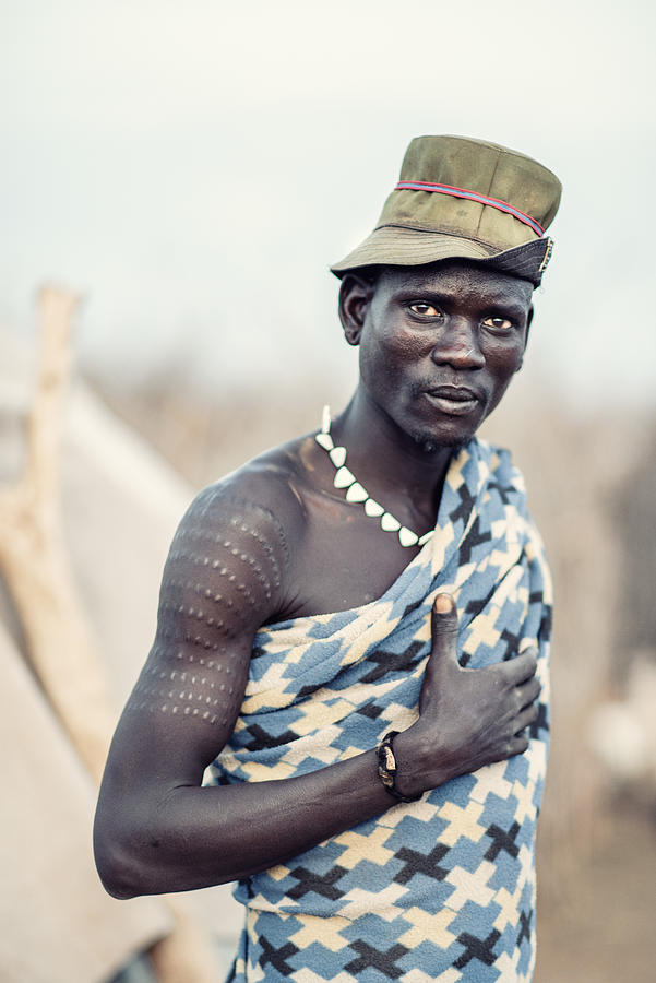 Tribe Photograph - I Am Nyangatom by Trevor Cole