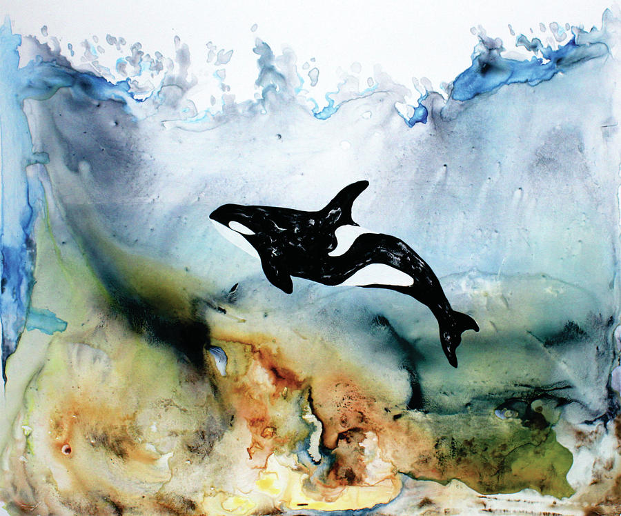Native Painting - I Am Orca by Colleen Gray