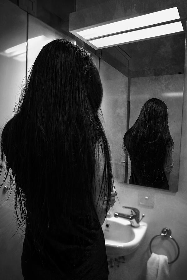 Conceptual Photograph - I Hate Mirror by Anthony Skip