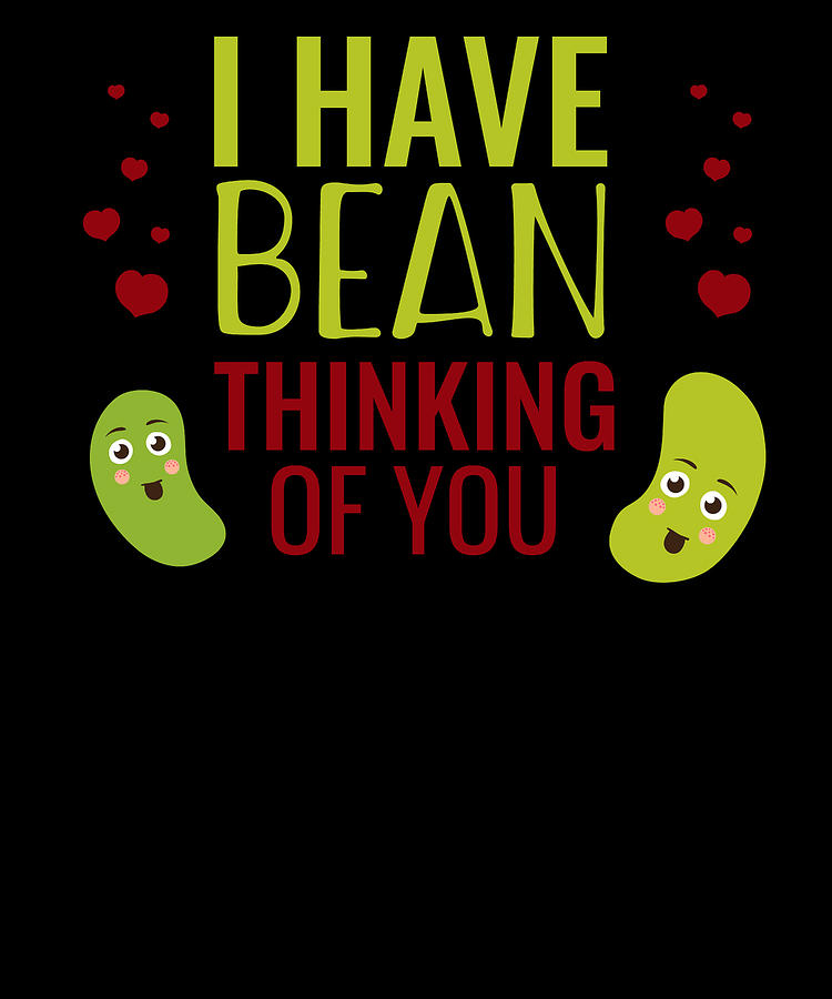 Vegan Cheese Digital Art - I have bean Thinking Of You by Lin Watchorn