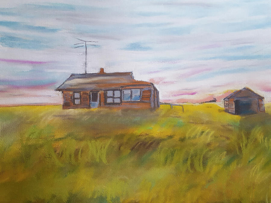 I knew who lived here.. Pastel by Cathy Anderson