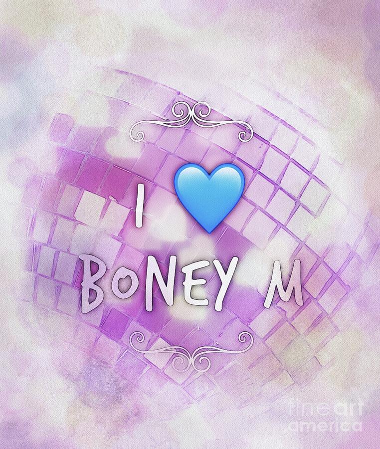 I Love Boney M Painting