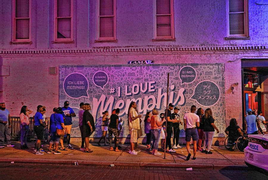I Love Memphis Mural Photograph by Allen Beatty