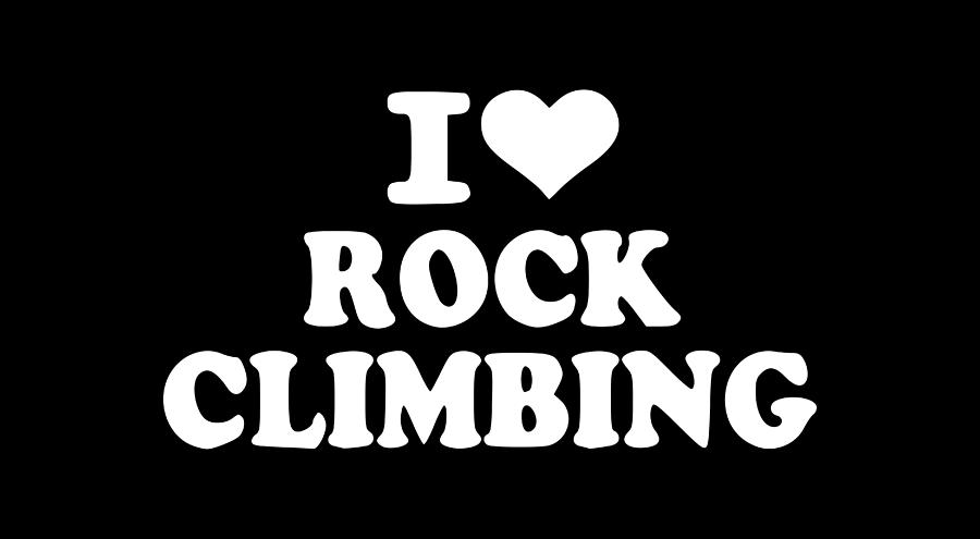 I Love Rock Climbing-21 Digital Art by Tee Titan - Fine Art America