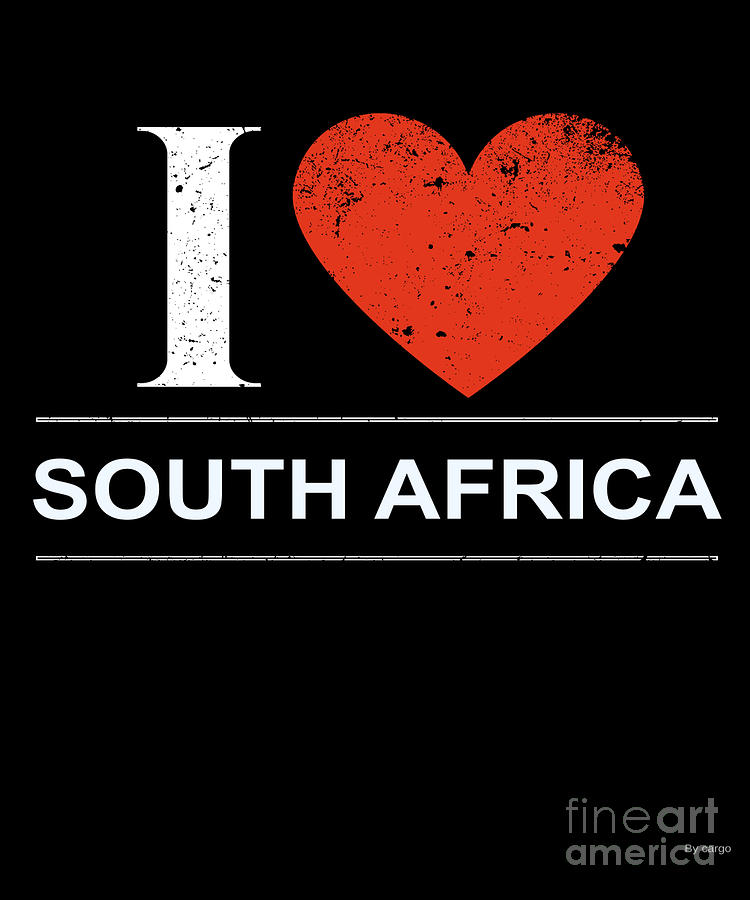 I Love South Africa Digital Art By Jose O Fine Art America 7295