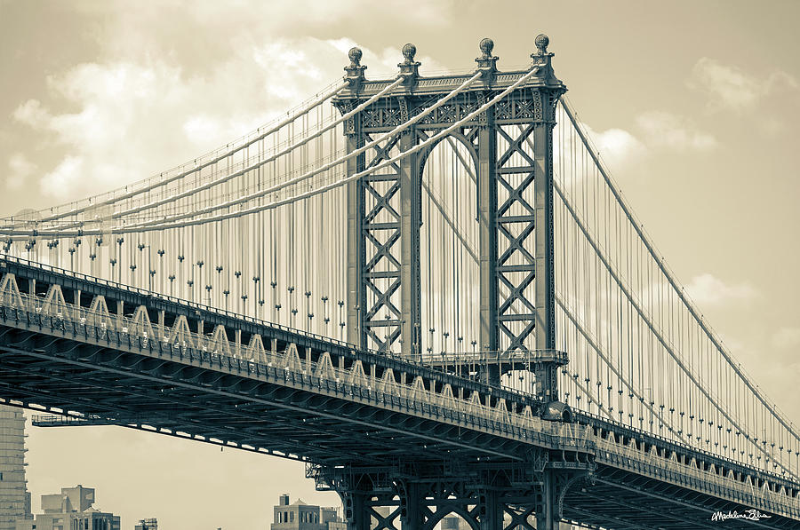 I Love The Manhattan Bridge Photograph by Madeline Ellis