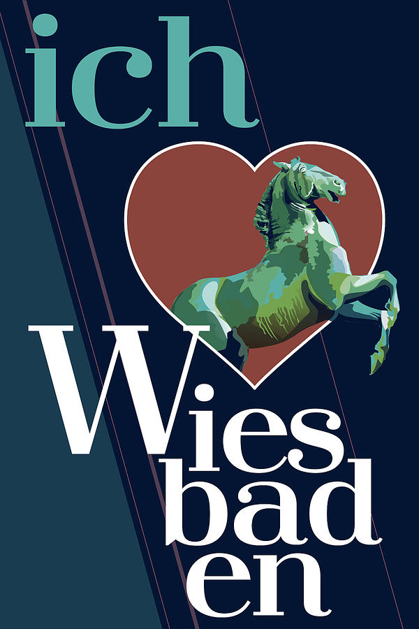 I LOVE Wiesbaden - horse by Matt Hood I LOVE Wiesbaden - horse by Matt Hood