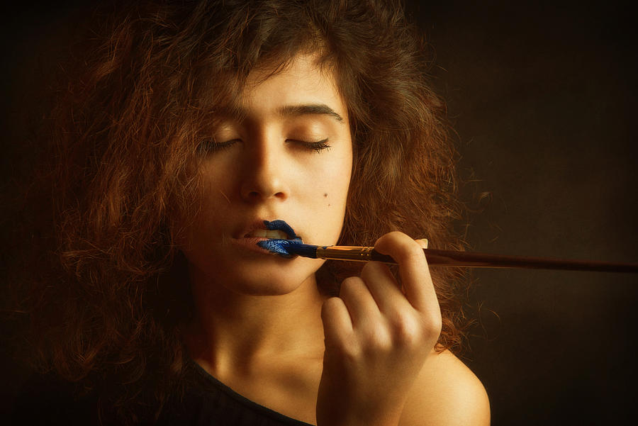 I Paint Myself... Photograph by Alex Fedorov Fine Art America