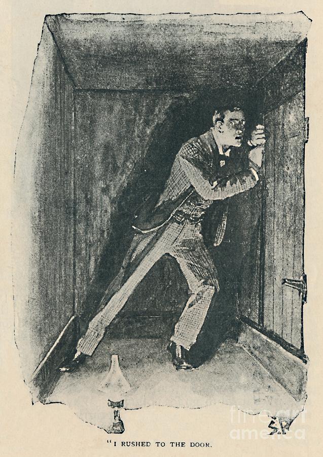Sherlock Holmes Drawing - I Rushed To The Door by Print Collector