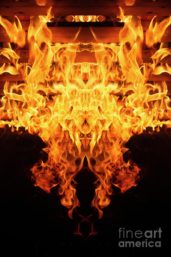 Fire art Digital Art by Ang El
