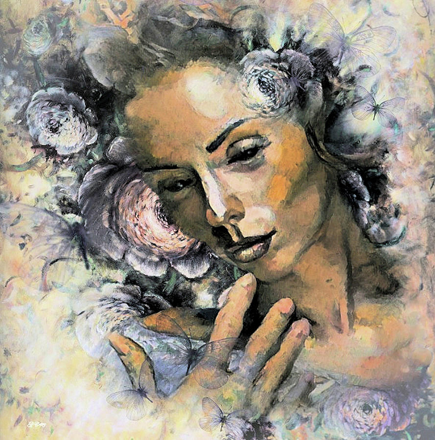 Flower Mixed Media - I Saw You And I Just Knew by Gayle Berry