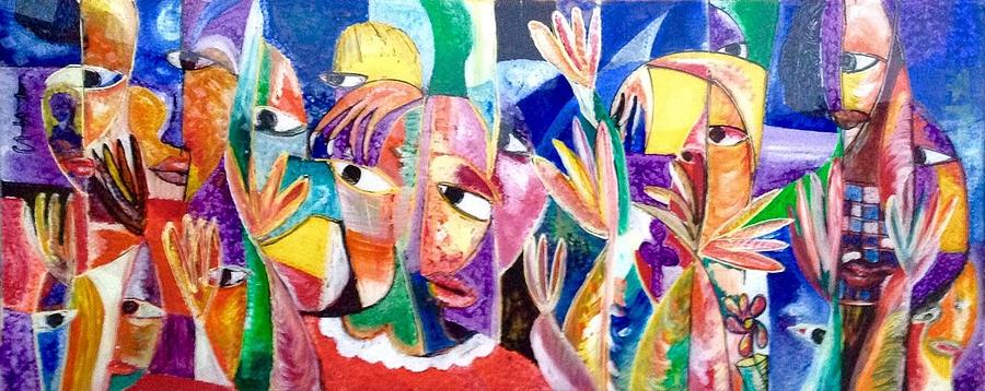 I See Peoples Mixed Media by Aziz Diagne I See Peoples Mixed Media by Aziz Diagne