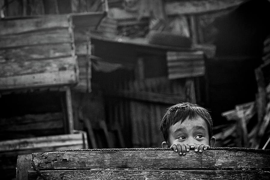 Black And White Photograph - I See The Outside World by M. Ramdhani Rusdi