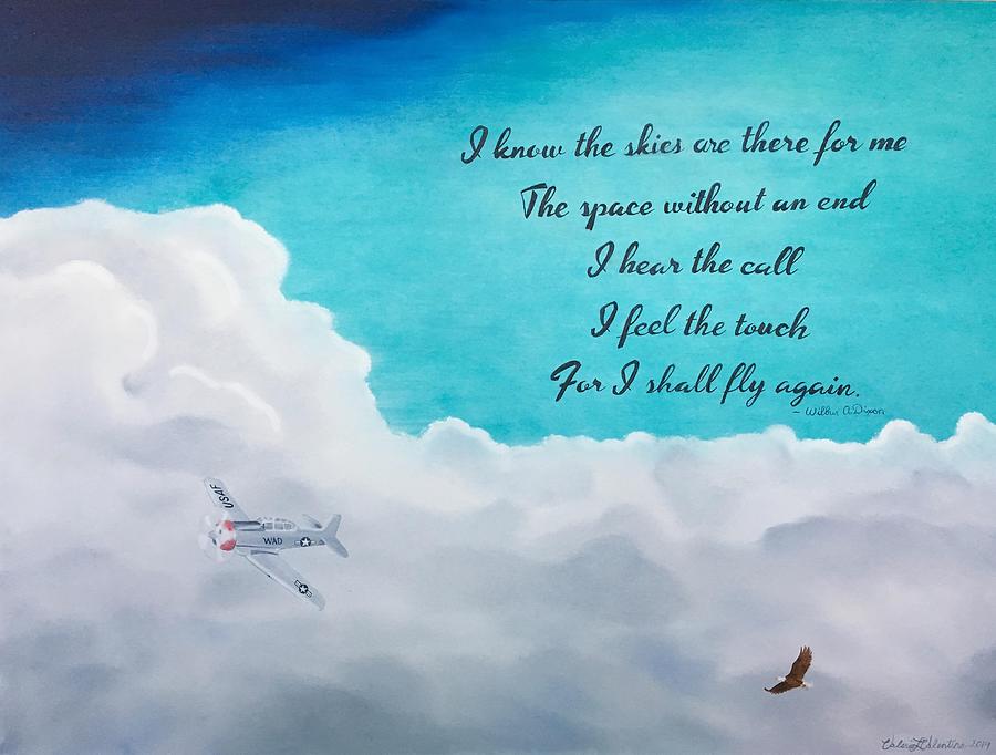 I shall fly again Painting by Valerie Valentine