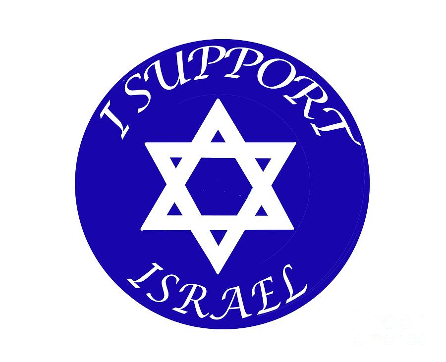 I Support Israel Digital Art by Nikki - Fine Art America