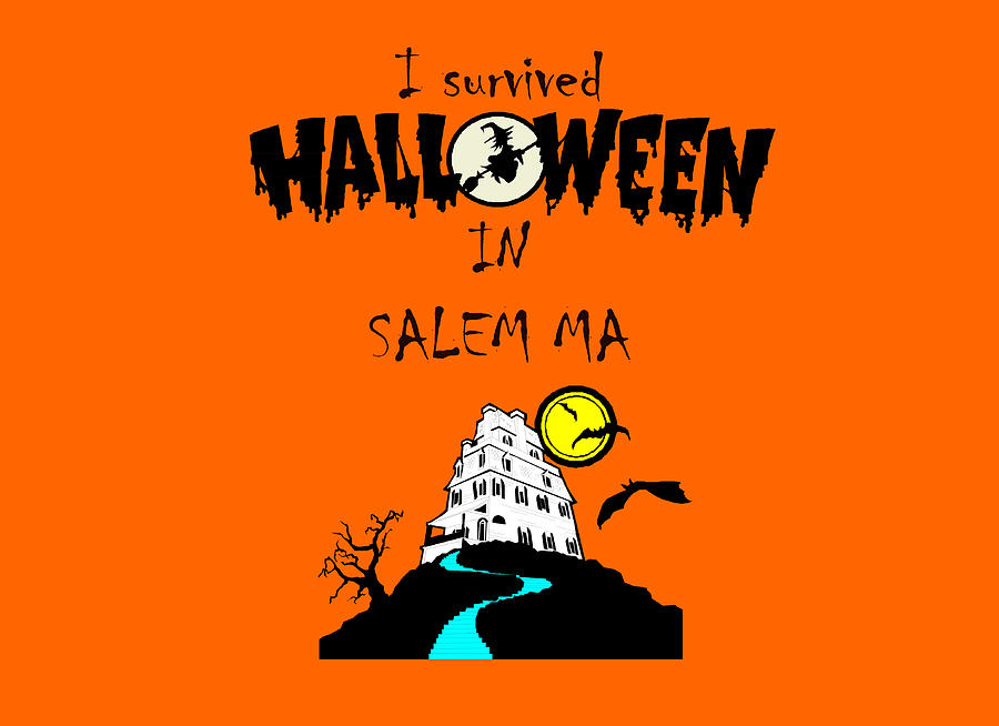 I survived Halloween in Salem-2 Photograph by Jeff Folger