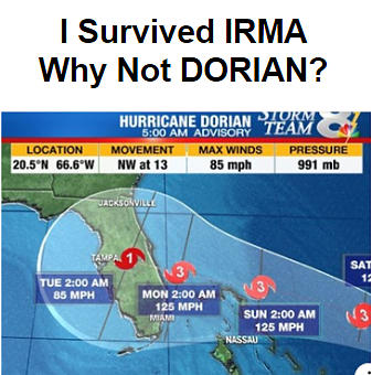 I Survived IRMA - Why Not DORIAN Photograph by Lloyd Dobson