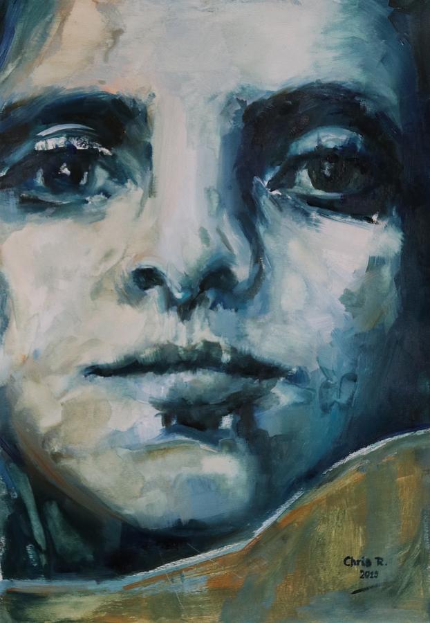 Portrait Painting - I Waited For You by Christel Roelandt