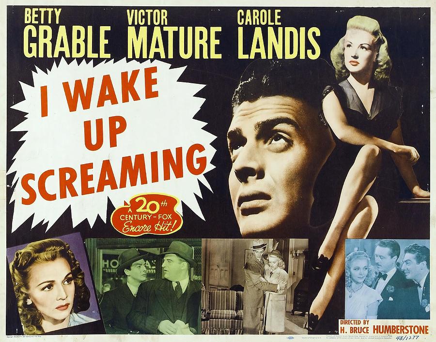 Movie Poster Photograph - I Wake Up Screaming -1941-. by Album