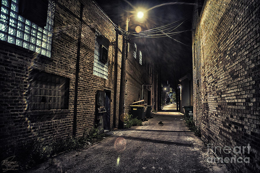 Chicago Photograph - Nightmare Alley by Bruno Passigatti