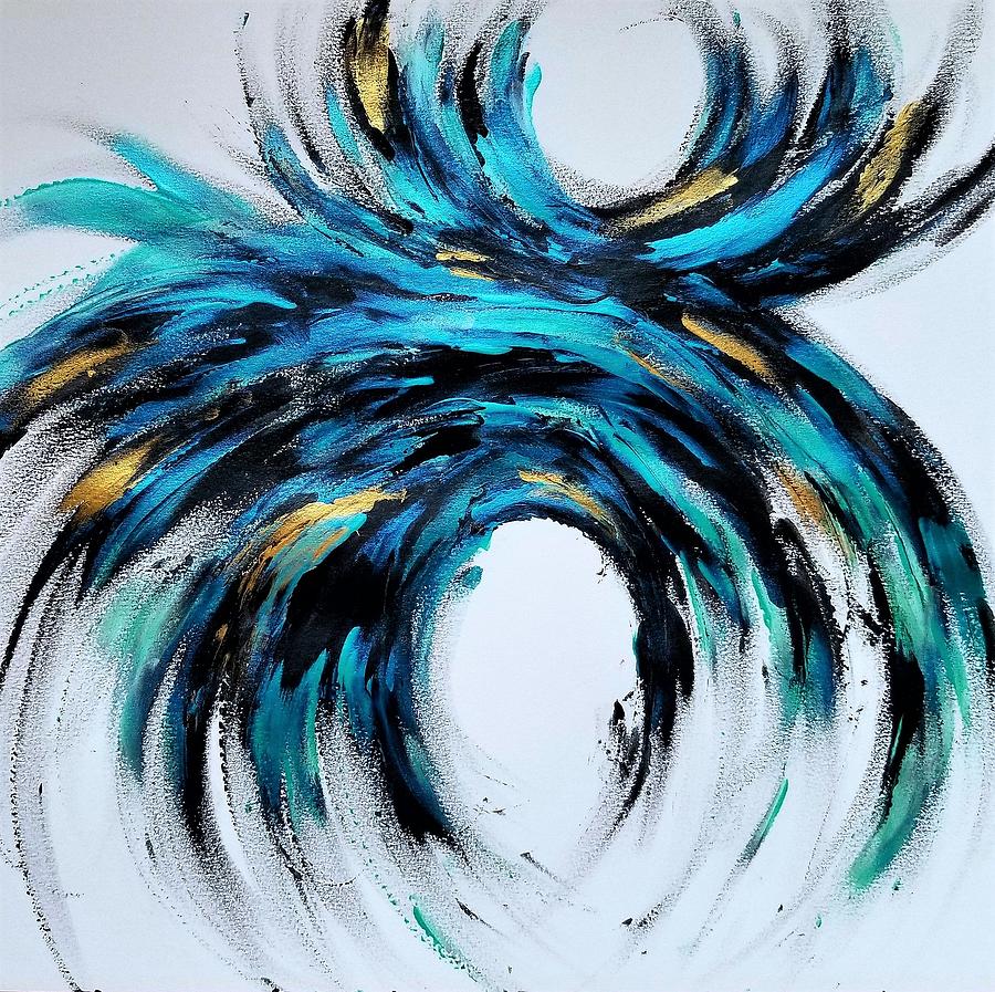 Abstract Painting - I Want To Bite You by Kamelyta Noor
