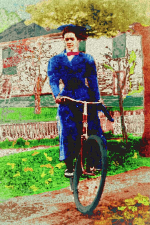 I Want to Ride My Bicycle Digital Art by Cliff Wilson