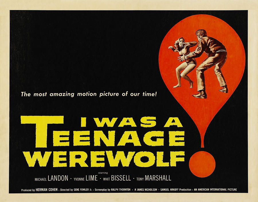 Movie Photograph - I Was A Teenage Werewolf by Globe Photos