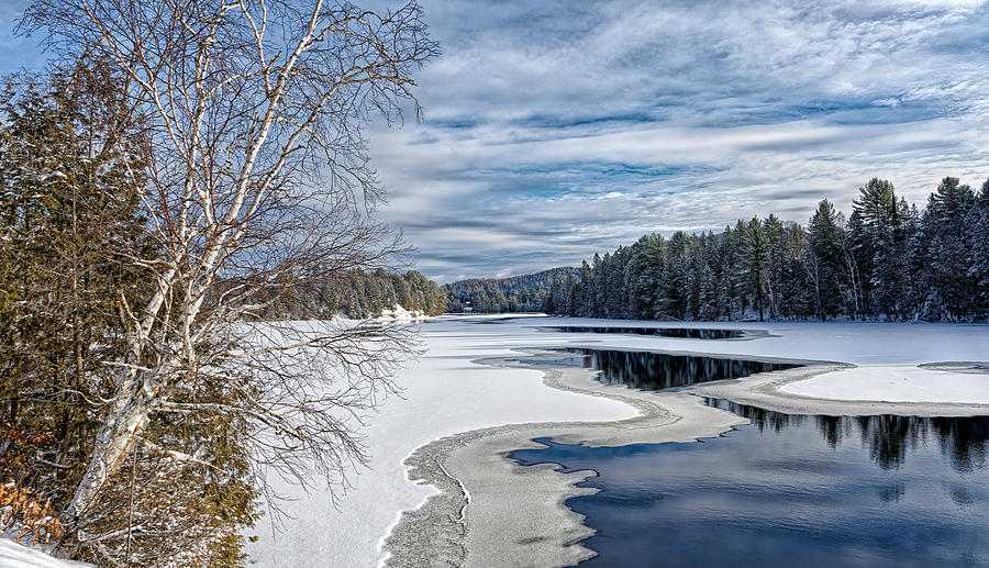 Winter Photograph - I Wiish I Had A River by Lucie Gagnon