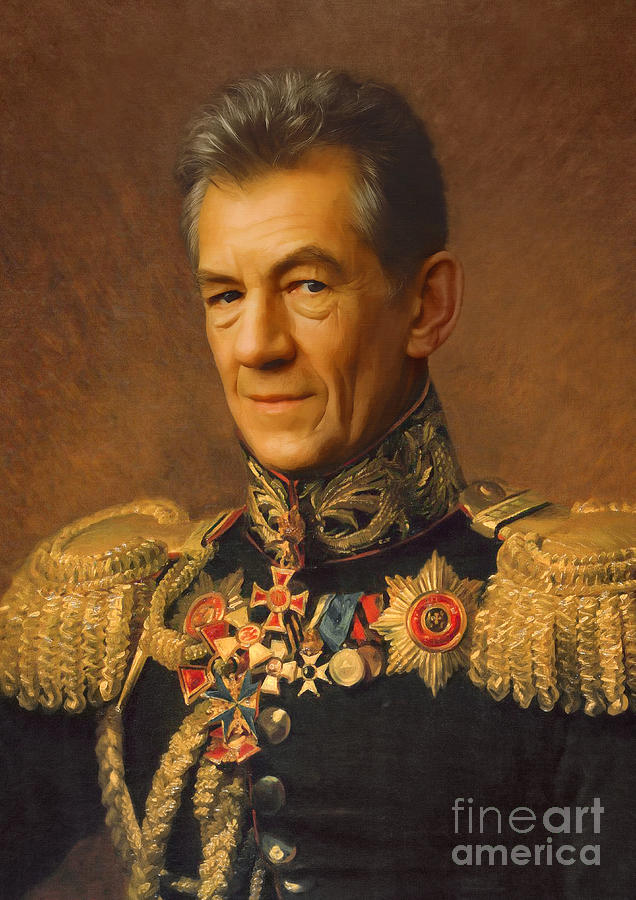 Ian Mckellen Portrait by Vintage Arts Ian Mckellen Portrait by Vintage Arts