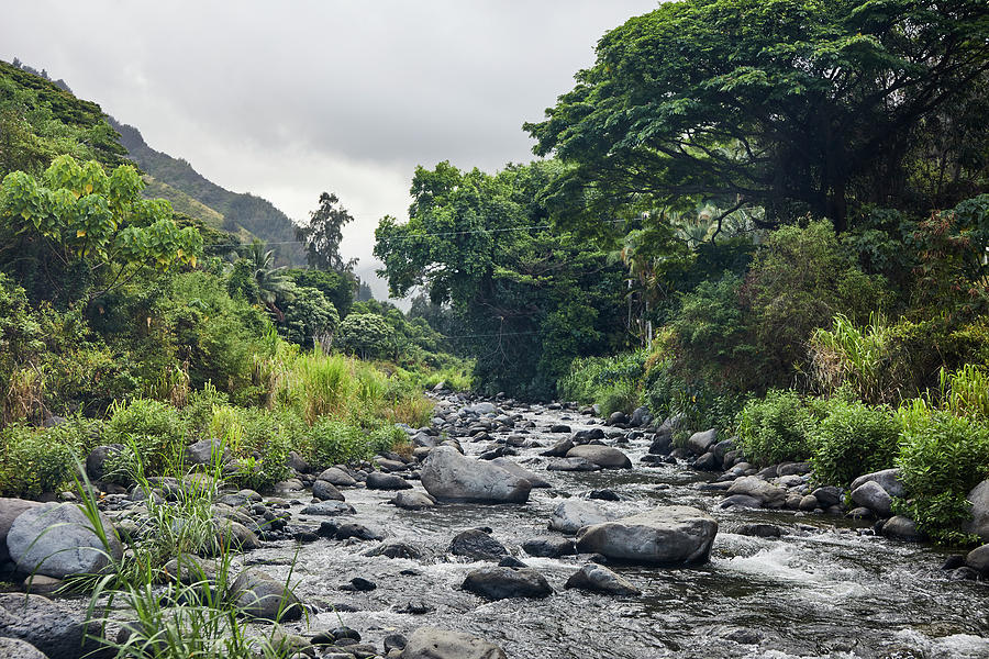 Boot Photograph - Iao Stream In Maui, Hawaii by Cavan Images
