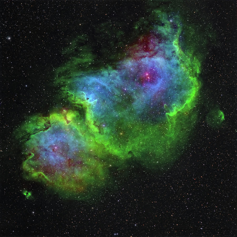 Ic 1848, The Soul Nebula In Photograph by Stocktrek Images