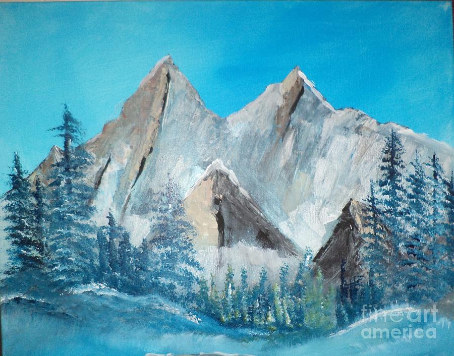 Ice Blue Morning # 244 Painting by Donald Northup