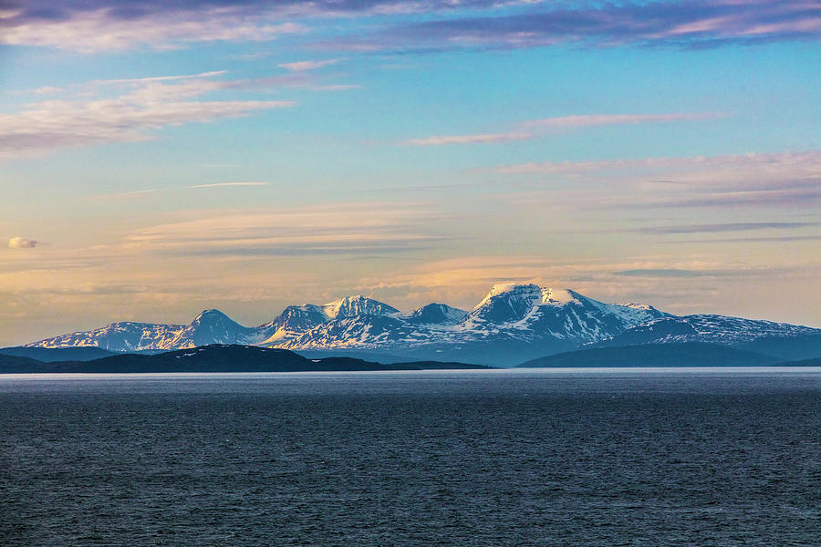 Ice Capped Mountains of Norway Photograph by Debra and Dave Vanderlaan
